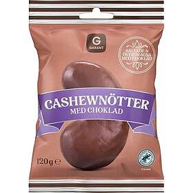 Garant Cashewnötter Choklad 120g