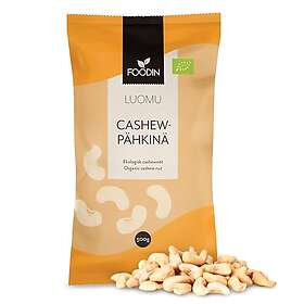 Foodin Ekologiska Cashew Nötter Hela 500g