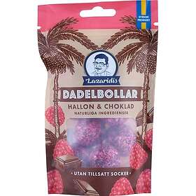 Lazaridis Dadelboll Hallon & Choklad 90g