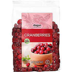 Dragon Superfoods Torkade Tranbär med Äppeljuice Ekologisk 100g