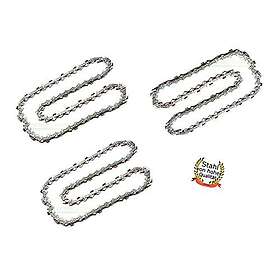 perfektGarten 3-Pack Chaîne de Tronçonneuse .325" 1.5mm 76DL