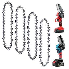 LNGJIN 20230108q Motorsågskedja 1/4" 1.1mm 37DL 4-Pack