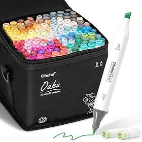 Ohuhu Oahu Dual Tips Alcohol Art Markers 120-pack