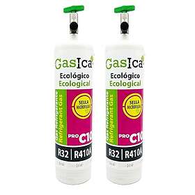 GasIca Gas Cylinder 2x800gr Refrigerant