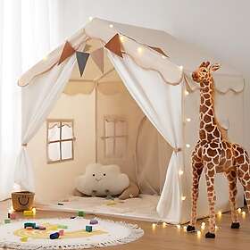 Besrey Pop-Up Play Tent with Mat and Lights