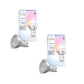 Philips Essential GU10 White and Color 345lm 4.3W 2-pack