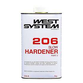 West System 206b Hærder Langsom 1kg