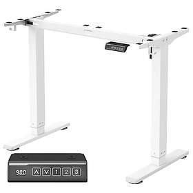Vasagle LSD021W01V2 Electric Height Adjustable Desk Frame With 2 Hooks 3-Height Memory