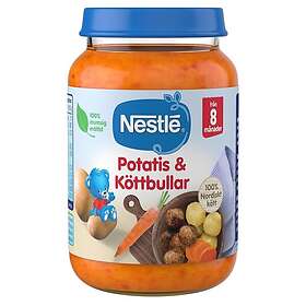 Nestle Barnmat Potatis & Köttbullar 8m 190g
