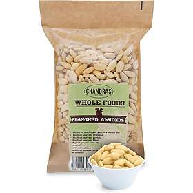 Chandra Blanched Almonds Low-GI Unsalted 1KG