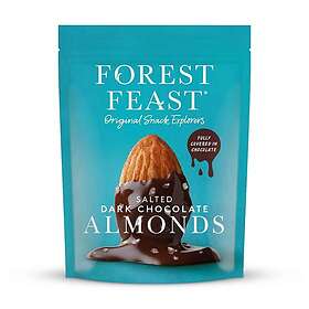 Forest Feast Salted Dark Chocolate Almonds 120g 8-pack