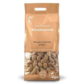 Just Natural Whole Cashews 500g