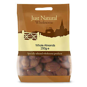 Just Natural Whole Almonds 250g
