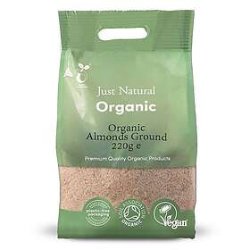 Just Natural Organic Almonds Ground 220g 2-pack