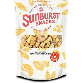 Sunburst Snacks Cashews Roasted Unsalted Whole 250g