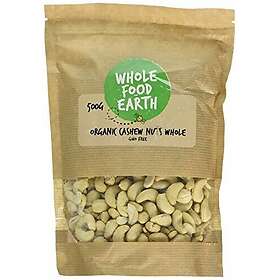 Wholefood Earth Organic Whole Cashew Nuts 500g
