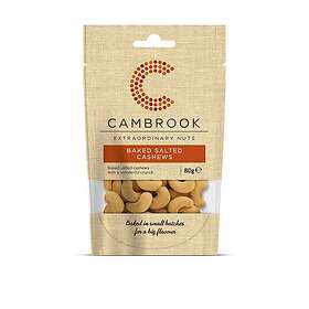 Cambrook Baked Salted Cashews 80g 9-pack