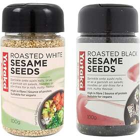 Bowltiful Roasted White Sesame Seeds Black Sesame Seeds 200g 2-pack