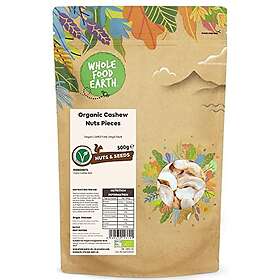 Wholefood Earth Organic Cashew Nuts Pieces 500g