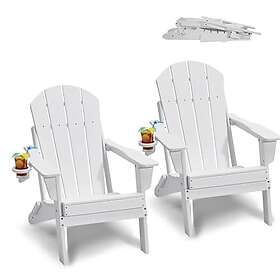 VEVOR Adirondack Chair With Cup Holder 800x755x915mm