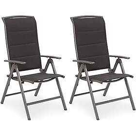 BRUBAKER Milano Justerbar Stol Aluminium xsd-55s