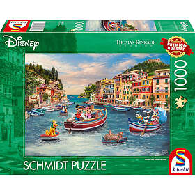Schmidt Thomas Kinkade Studios - Disney, Musse och Mimmi i Italien 1000 Bit