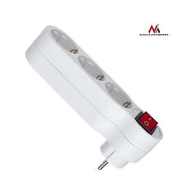 Maclean MCE216 3-Vägs Eluttag Med Strömbrytare 16A