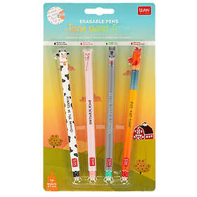 Legami Farm Sweet Farm Slettelig Gelpen 0.7mm 4-pak