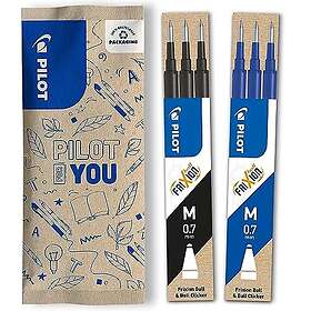 Pilot FLW550419PCE Gelpennpåfyllning Svart 6-pack