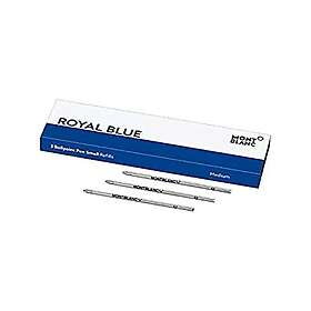 Montblanc 128223 Kulspetsrefill Liten Blå 3-Pack