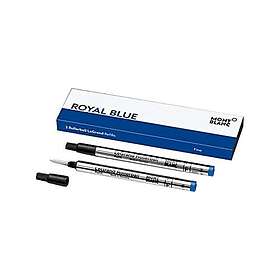 Montblanc 128227 Rollerball Pen Refill Blue 2-Pack