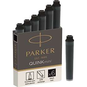 Parker Quink 1950407 Blækpatron 6-Pack Sort