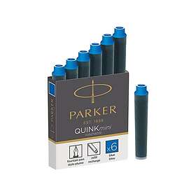 Parker Quink Blækpatron 6-Pack Blå