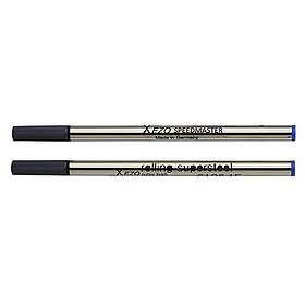 Xezo Blue 6126 Rollerball Pen Refill Blå 2-Pack