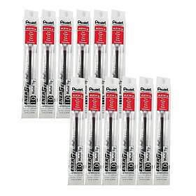 Pentel EnerGel LR10-B Gelpennpåfyllning 0,5mm Röd 12-pack