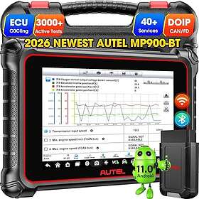 Autel MaxiPRO MP900-BT Skanner DoIP/CAN FD ECU-kodning Dubbelriktad Kontroll 36+ Tjänster