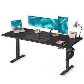 Songmics LSD138BZ01 Elektriskt Höj- och Sänkbart Skrivbord 180 x 80 cm Med Minnesfunktion USB-C Organizer