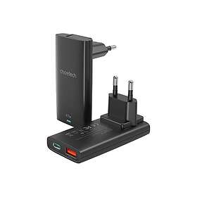Choetech PD6011 GaN slank USB-A+C mini-oplader 65W