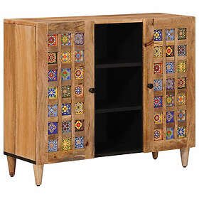 vidaXL 4018288 Skänk med hylla 90x33.5x75cm