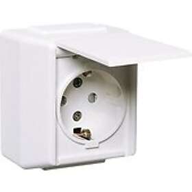 Elko RV Vägguttag 1-vägs Jordad IP44