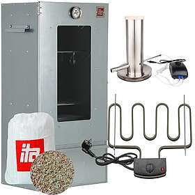 ITA 7000 Food Smoker Electric 3-Rack 81cm Alloy Steel