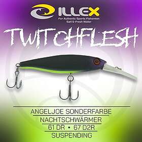 Illex Twitch Flesh 67 D2R Mjukbeten Nachtschwärmer 6.7cm 7g