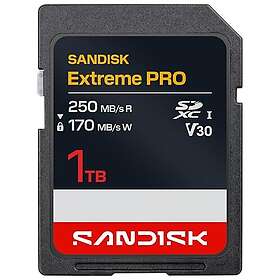 SanDisk Extreme PRO SD UHS-I U3 V30 250/170MB/s 1TB