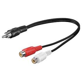 Goobay RCA Y-Adapterkabel 0.2m 50005