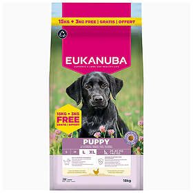 Eukanuba Premium Nutrition Valp Stor & Jätteras 18kg