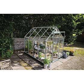 Halls ICON 6 Drivhus Hærdet Glas Aluminiumram 4.9m² 1.83x2.74x2.18m