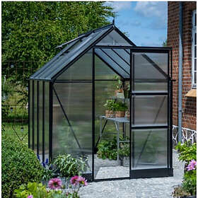 Halls ICON 6 Drivhus 4mm Polycarbonat Aluminiumram 4.9m² 1.83x2.74x2.18m