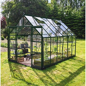 Halls Icon 8 Drivhus PE Cover Aluminiumramme 9.7m² 2.44x4.00x2.10m HR01334