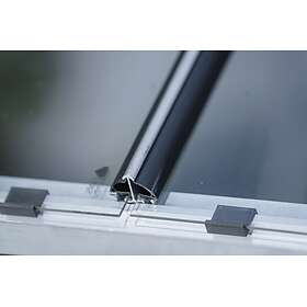 Halls ICON 6 Drivhus Hærdet Glas Aluminiumramme 3.7m² 3.7x1.85x2.0m