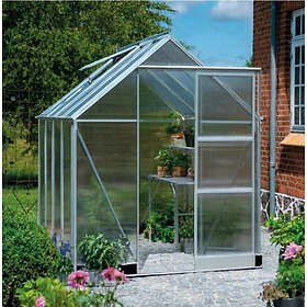 Halls ICON 6 Drivhus 4mm Polykarbonat Aluminiumramme 4.9m² 1.83x2.44m